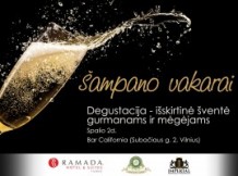 ŠAMPANO VAKARAI — išskirtinė šventė gurmanams ir mėgėjams (papildyta)